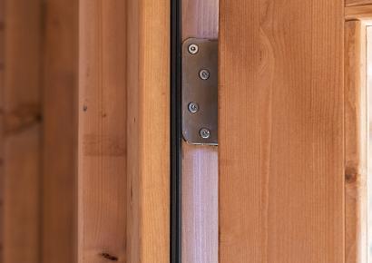 Deur 100x205cm enkel LD 8-ruits red class