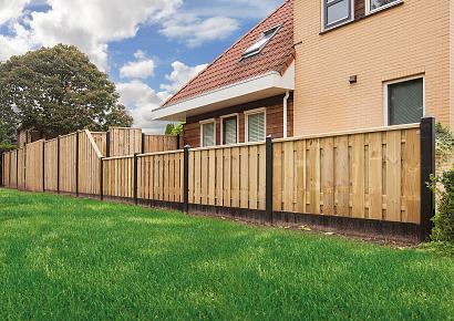 Tuinscherm Enschede 90x180cm recht geimp 21pl
