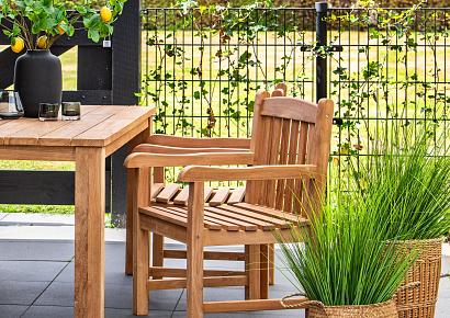 Blokstoel teak Birmingham