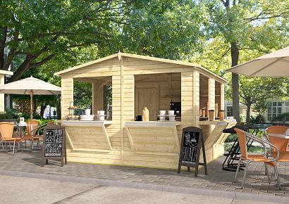Kiosk Moose 300x300cm incl. vloer