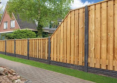 Tuinscherm Enschede 180x180cm recht geimp 21pl