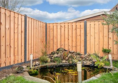 Tuinscherm Casablanca 180x180cm recht red class 21pl