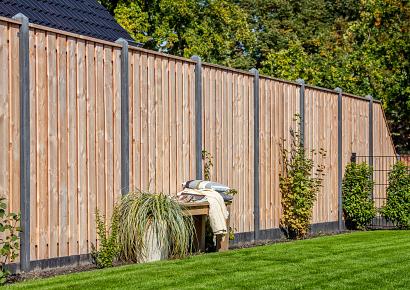 Tuinscherm Casablanca 180x180cm recht red class 21pl