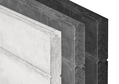 Blokhutprofielplaat 4,8x26x184cm antraciet gecoat met mes en groef