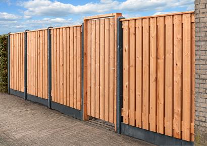 Afdeklat 180cm red class tbv rechte schermen 3 planks tussenruimte