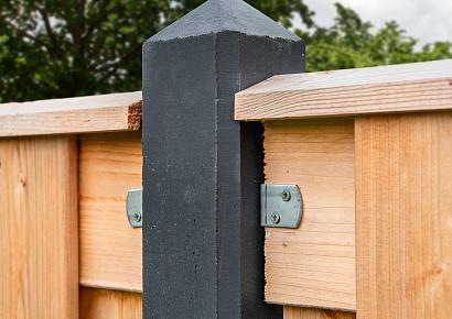 Afdeklat 180cm red class tbv rechte schermen 3 planks tussenruimte