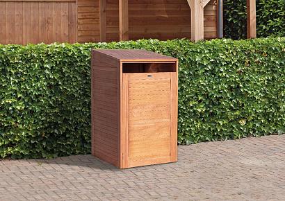 Containerberging enkel 75x75x135cm hardhout