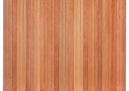 Tuinscherm Harlingen 180x180cm recht hardhout 19pl