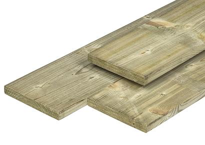 Tuinplank geimp 1,5x14x180cm geschaafd