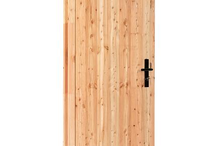Opgeklampte deur 100x205cm enkel LD dicht red class