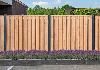 Tuinscherm Zwarte Woud 180x180cm recht douglas 21pl