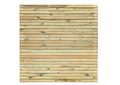 Tuinscherm Rhombus Borne 180x180cm recht geimp 30pl
