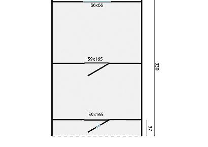 Barrel Camping / Barrel office 330x210x210cm