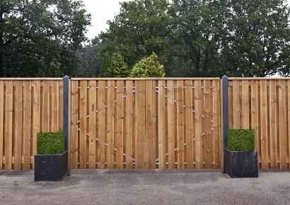 IJzeren deurframe 155x200cm gegalv verstelbaar scharnier 3 ogen