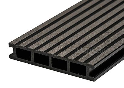 DF holle plank rib graphite black 2,8x16,2x400cm