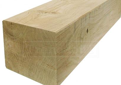 Eiken paal 19x19x250cm geschaafd