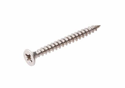 Spaanplaatschroef 4,5x45 rvs pk pz 200st