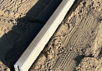 Opsluitband 6x15x100cm grijs