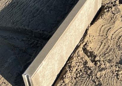 Opsluitband 6x30x100cm grijs