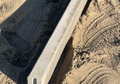 Opsluitband 8x20x100cm grijs