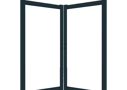 Boston maatwerk Dubbele poort groot max (B) 400cm (H) 200cm incl. insteekslot