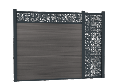 Boston Decopaneel Crios horizontaal 0.2x30x175cm RAL7016