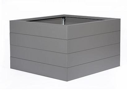 Plantenbak modulair 210x210x56cm taupe