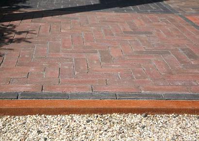 Forsento opsluit corten gelijkzijdig 6cm 4,6x6,4x220cm