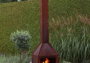 Tuinkachel - corten