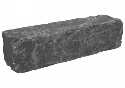 Linia Excellence getrommeld 15x15x60cm grijs/zwart