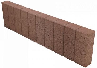 Quadrobandpalissade 8x25x100cm bruin