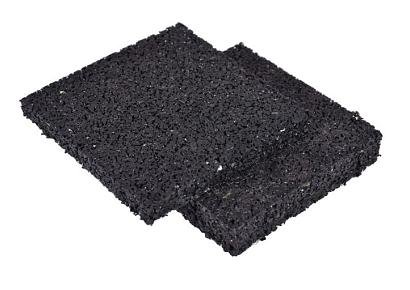 Tegeldrager 15x15x2cm zwart