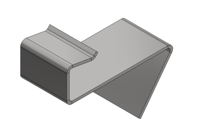 Aslon begin/eindklem sponning 10mm