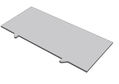 Aslon vulplaat tbv vloerdrager