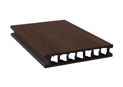 DF holle plank met folie sienna oak 2,8x16,2x400cm