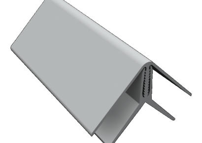 Durasid tweedelig binnen en buitenhoek original creme 300cm