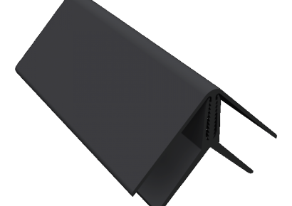 Durasid tweedelig binnen en buitenhoek original antraciet 300cm