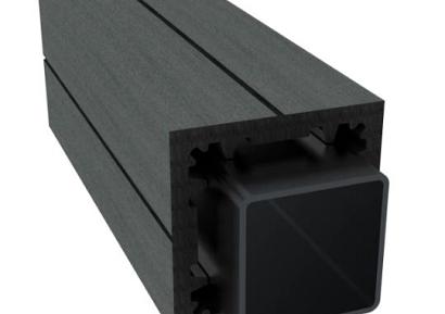 DF poortpaal graphite black 300cm