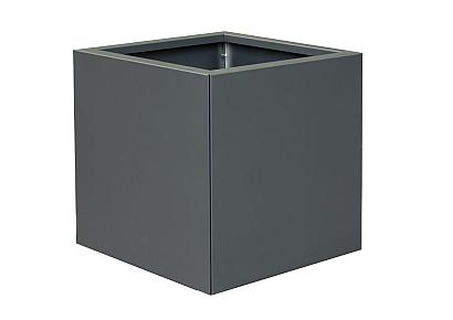 Bloembak vlak - 60x60x60cm antraciet