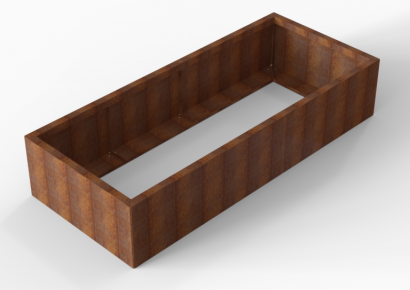 Plantenbak module+ 90x210x42cm