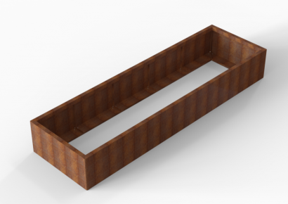 Bloembak module+ 90x300x42cm