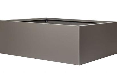 Plantenbak vlak 120x210x40cm taupe