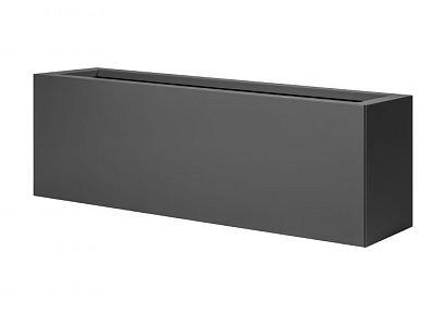 Bloembak vlak  30x180x40cm antraciet