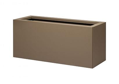 Bloembak vlak - 30x90x40cm supra bruin