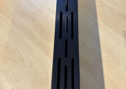 Drain watergoot zwart 6x10x100cm