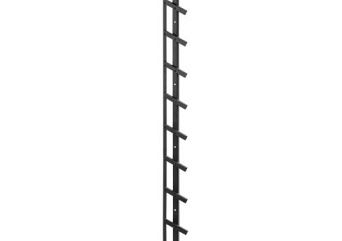 Flex Fence zwart gepoedercoat zelfbouwpakket lengte 220cm
