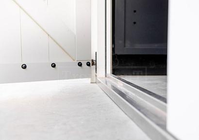 Rvs dorpel 8,3x8x169,6cm (BxHxL)