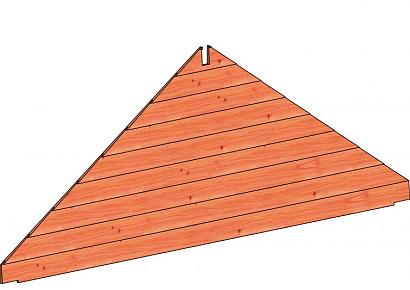 Topgevel Zadeldak XXL/De Hofstee XXL onbehandeld