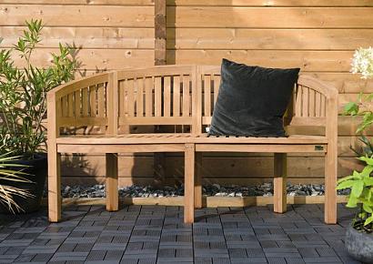 Bananabank 150x86cm teak