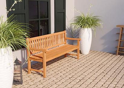 Tuinbank Bretagne 150x51x91cm teak